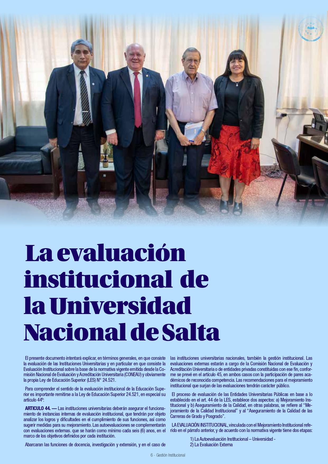 Evaluacion institucional